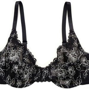 COPY - Wacoal Black Sitting Pretty Underwire Bra 36D